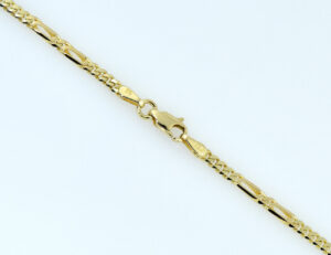 Figarokette 54 cm 585/000 14 K Gelbgold