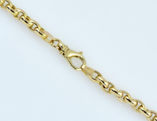 Kette Erbskette 60 cm lang 333/000 8 K Gelbgold