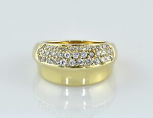 Ring 375/000 9 K Gelbgold Zirkonia