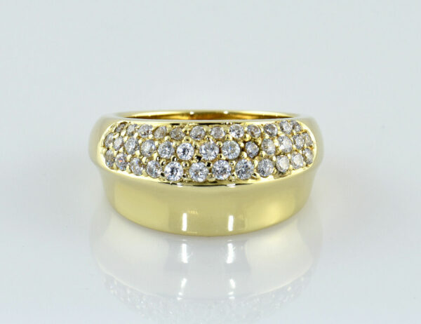 Ring 375/000 9 K Gelbgold Zirkonia