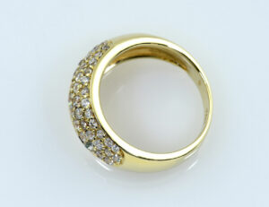 Ring 375/000 9 K Gelbgold Zirkonia