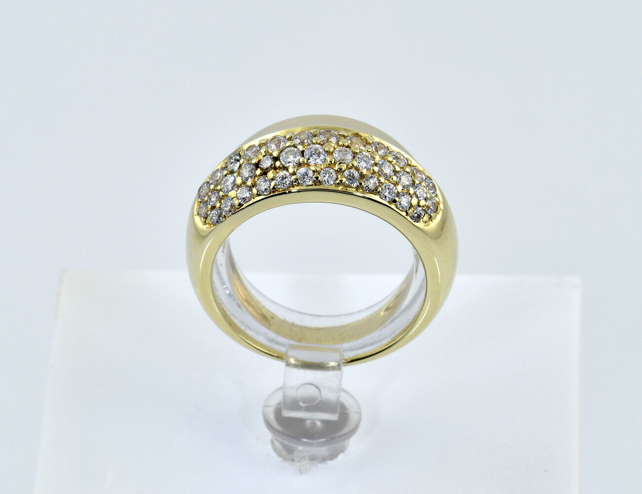 Ring 375/000 9 K Gelbgold Zirkonia