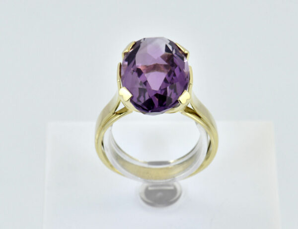 Ring Amethyst 585/000 14 K Gelbgold