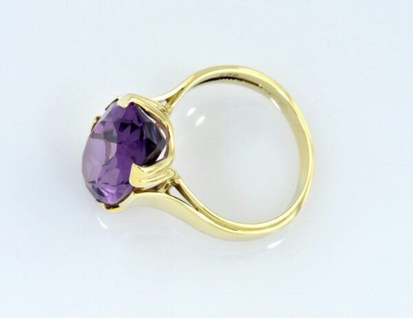 Ring Amethyst 585/000 14 K Gelbgold