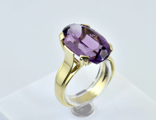 Ring Amethyst 585/000 14 K Gelbgold