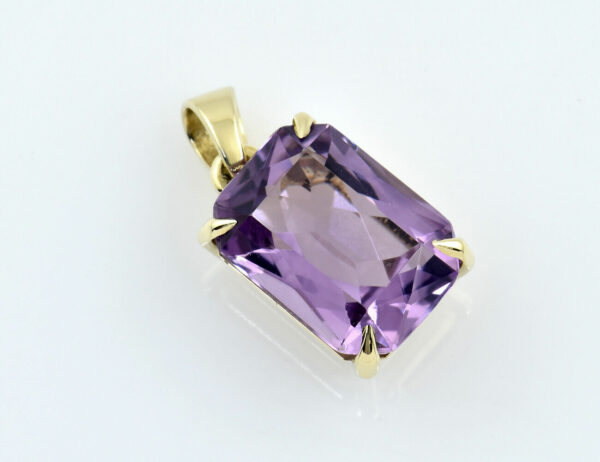 Anhänger Amethyst 585/000 14 K Gelbgold