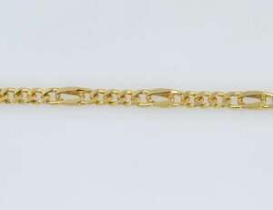 Armband Figaro 585/000 14 K Gelbgold 19 cm lang