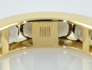 Jette Joop Memoire Ring Rauchquarz 585/000 14 K Gelbgold