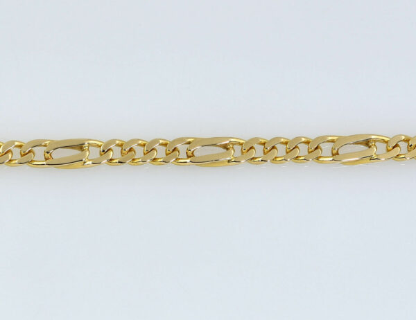 Armband Figaro 585/000 14 K Gelbgold 20,5 cm lang