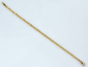 Armband Figaro 585/000 14 K Gelbgold 20,5 cm lang