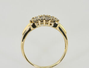 Diamant Ring 585/000 14 K Gelbgold 13 Brillanten zus. 1,00 ct