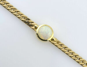 Opal Armband 333/000 8 K Gelbgold 16,5 cm lang