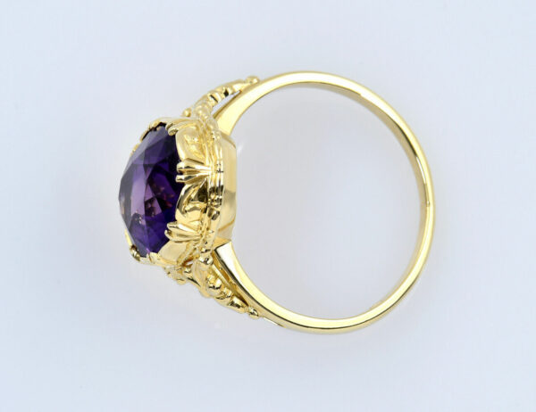 Ring Amethyst 585/000 14 K Gelbgold